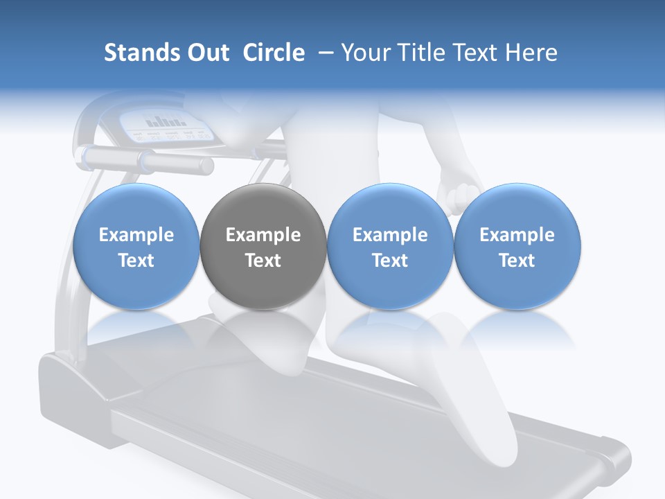 Lifestyle Runner Guy PowerPoint Template