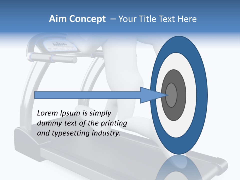Lifestyle Runner Guy PowerPoint Template