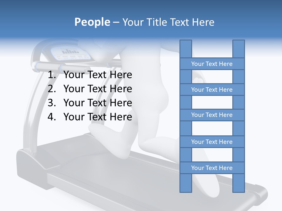 Lifestyle Runner Guy PowerPoint Template