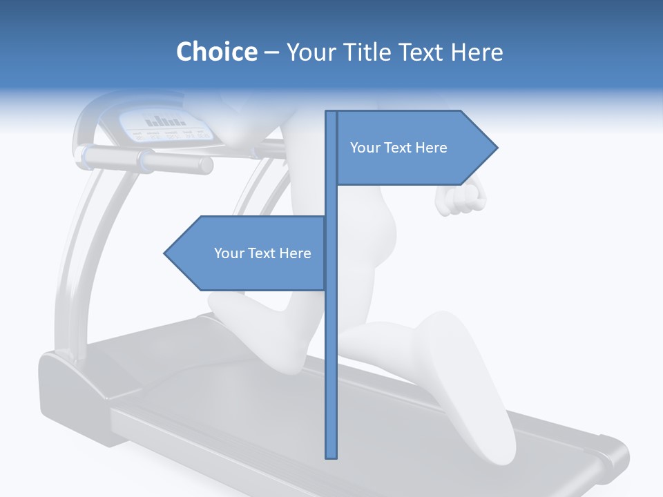 Lifestyle Runner Guy PowerPoint Template