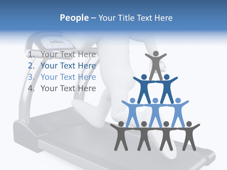 Lifestyle Runner Guy PowerPoint Template