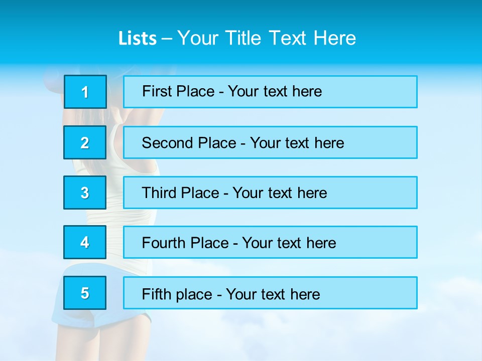 People Core Triceps PowerPoint Template