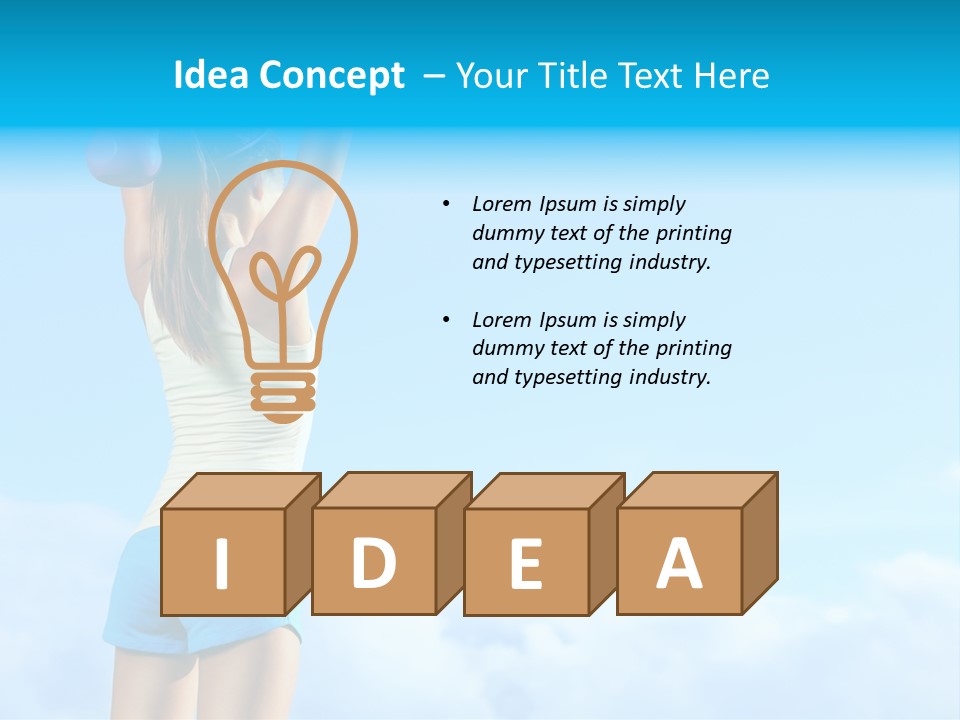 People Core Triceps PowerPoint Template