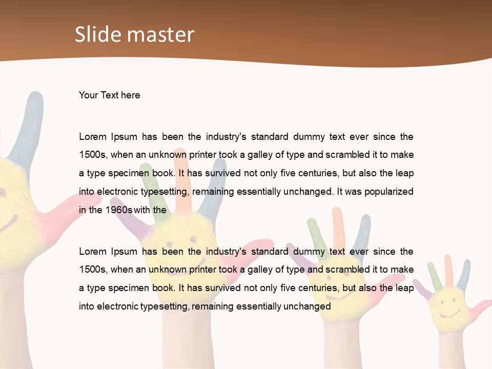 Mouth Smile Generation PowerPoint Template