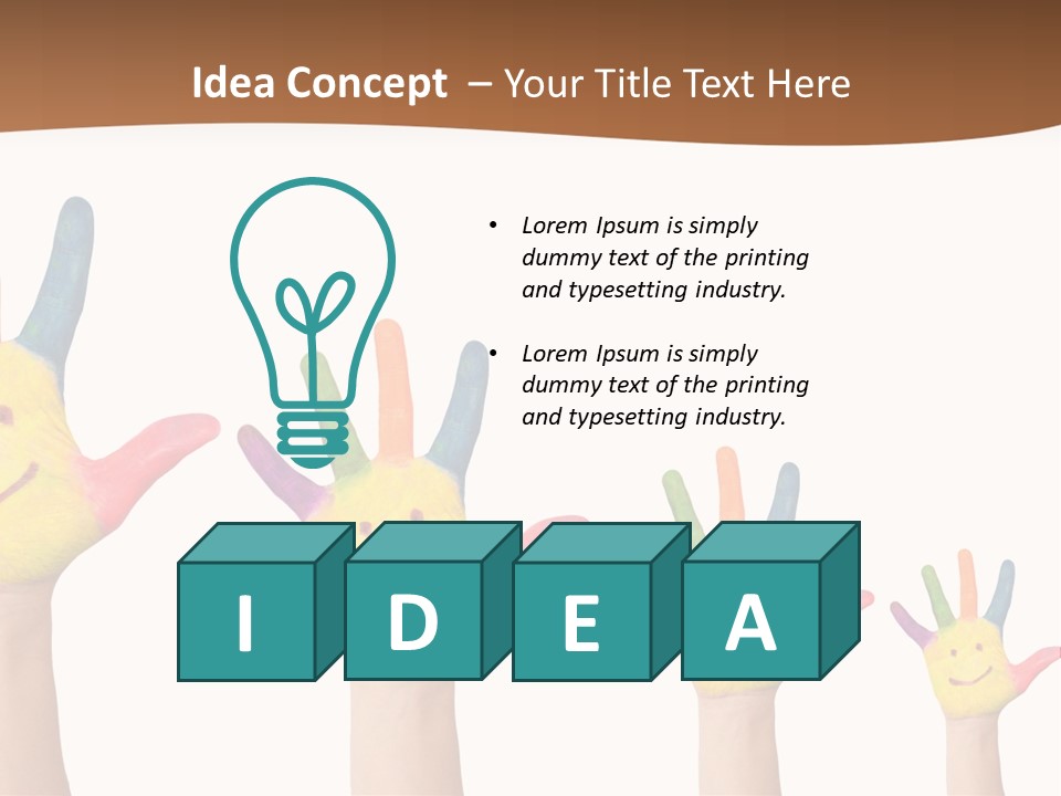 Mouth Smile Generation PowerPoint Template