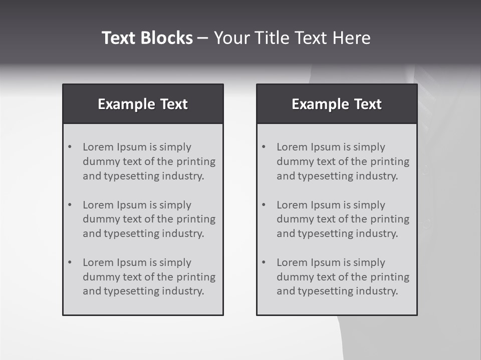 Men  Suit PowerPoint Template