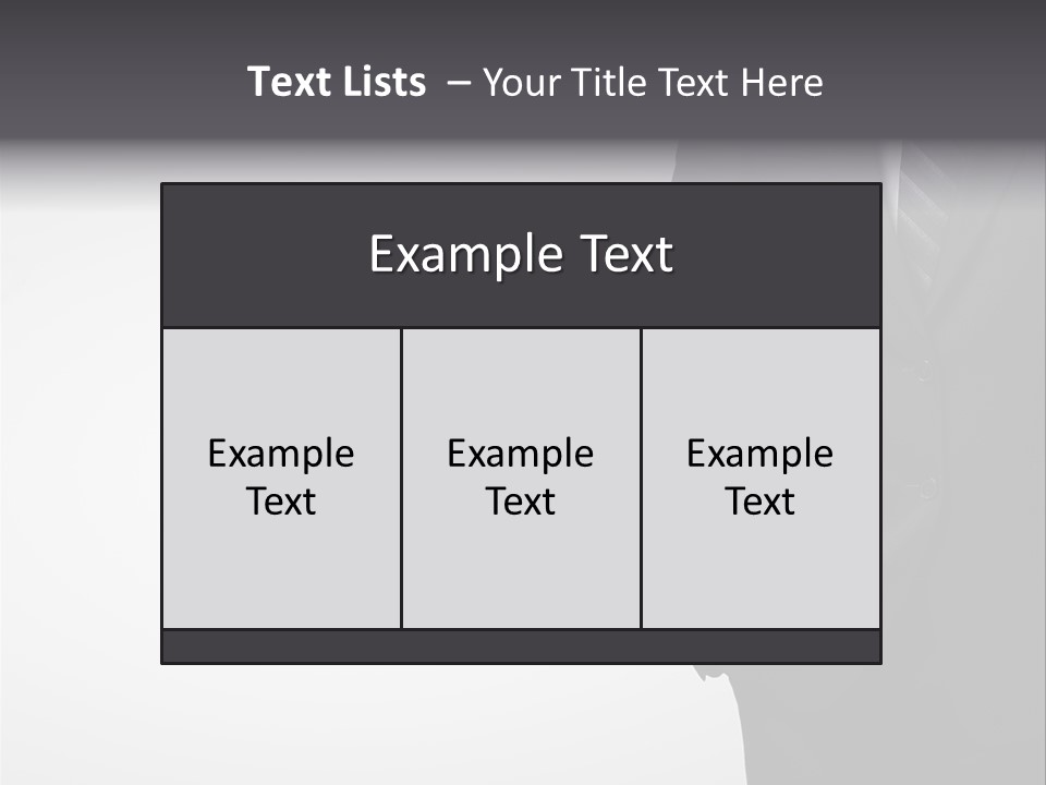Men  Suit PowerPoint Template