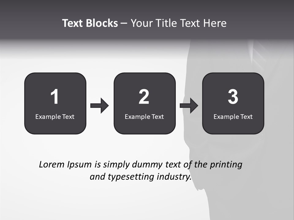 Men  Suit PowerPoint Template