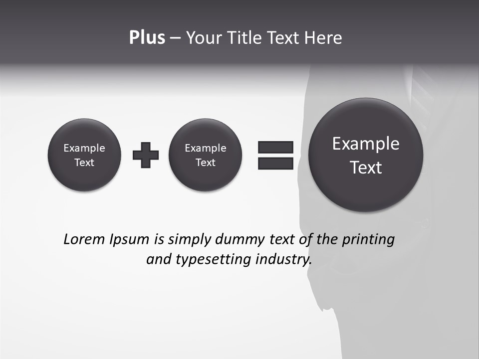 Men  Suit PowerPoint Template
