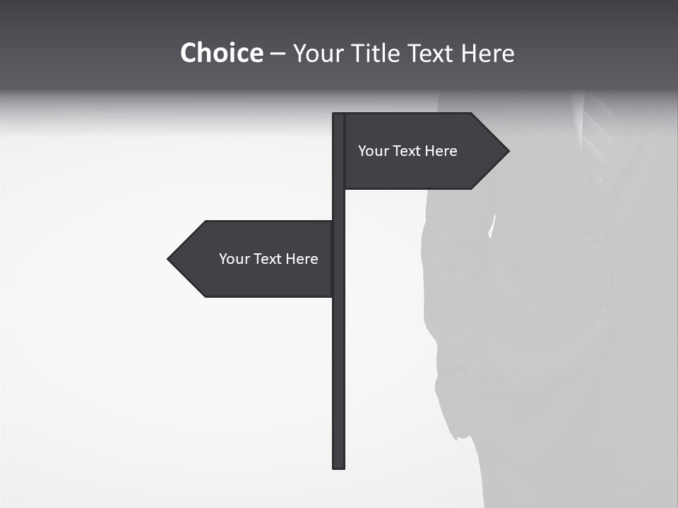 Men  Suit PowerPoint Template