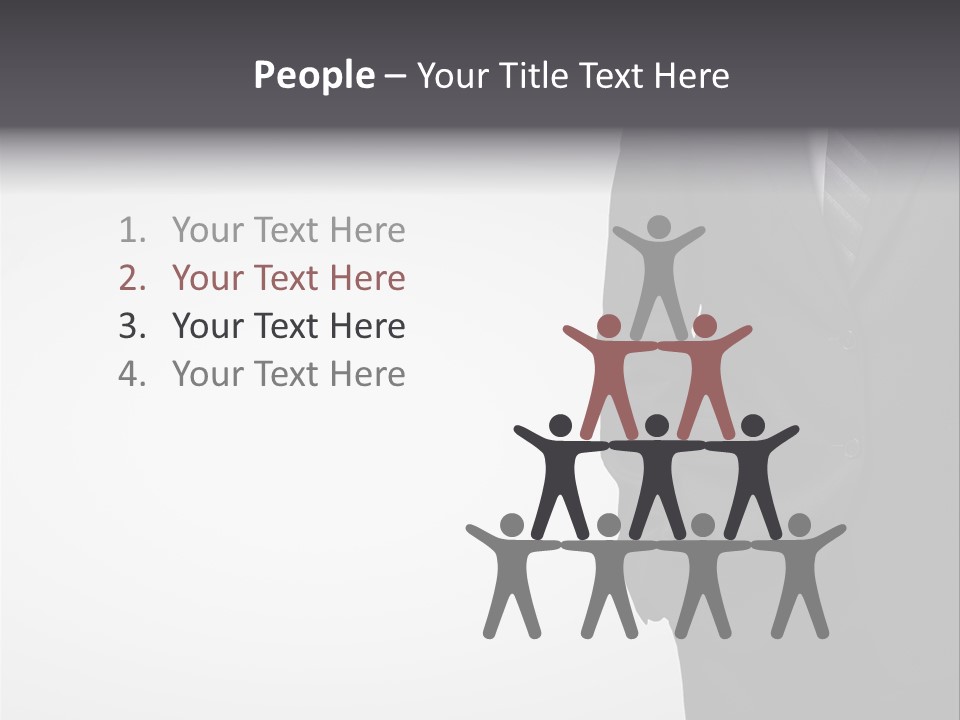 Men  Suit PowerPoint Template