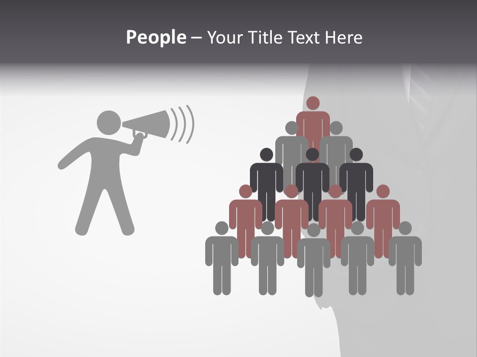 Men  Suit PowerPoint Template