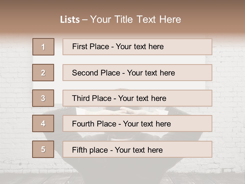 Suit Investment Floor PowerPoint Template