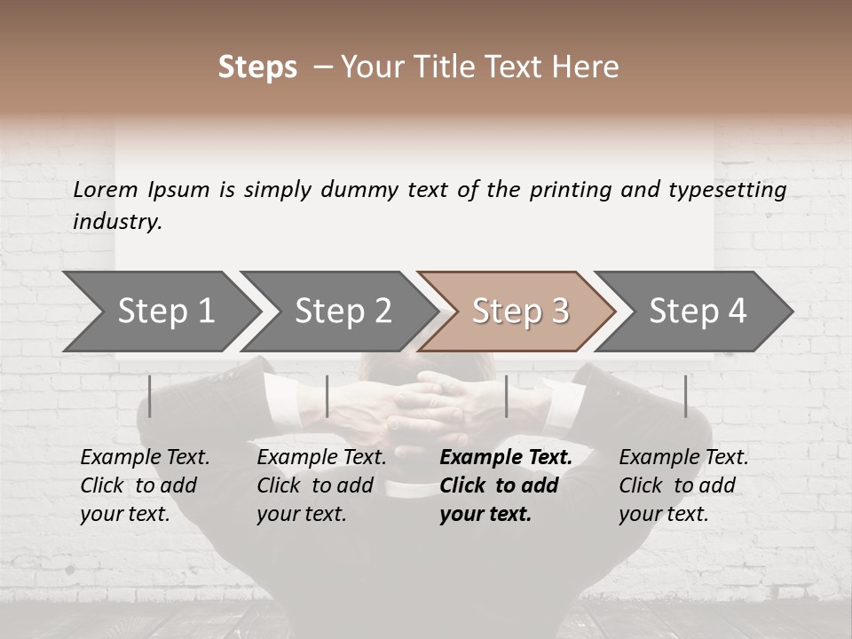 Suit Investment Floor PowerPoint Template