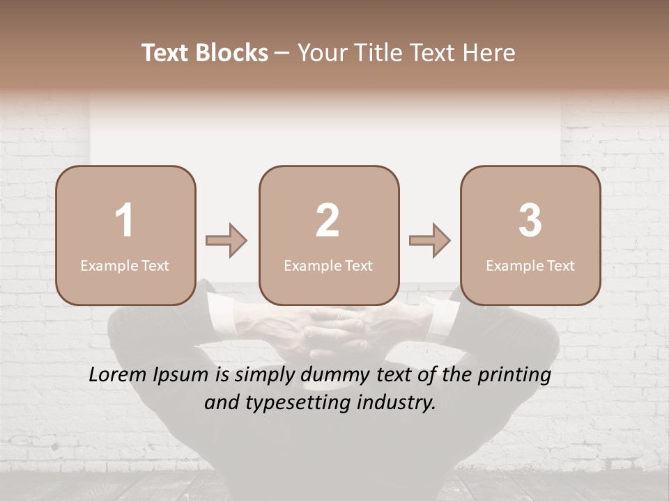 Suit Investment Floor PowerPoint Template