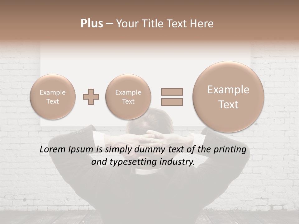 Suit Investment Floor PowerPoint Template