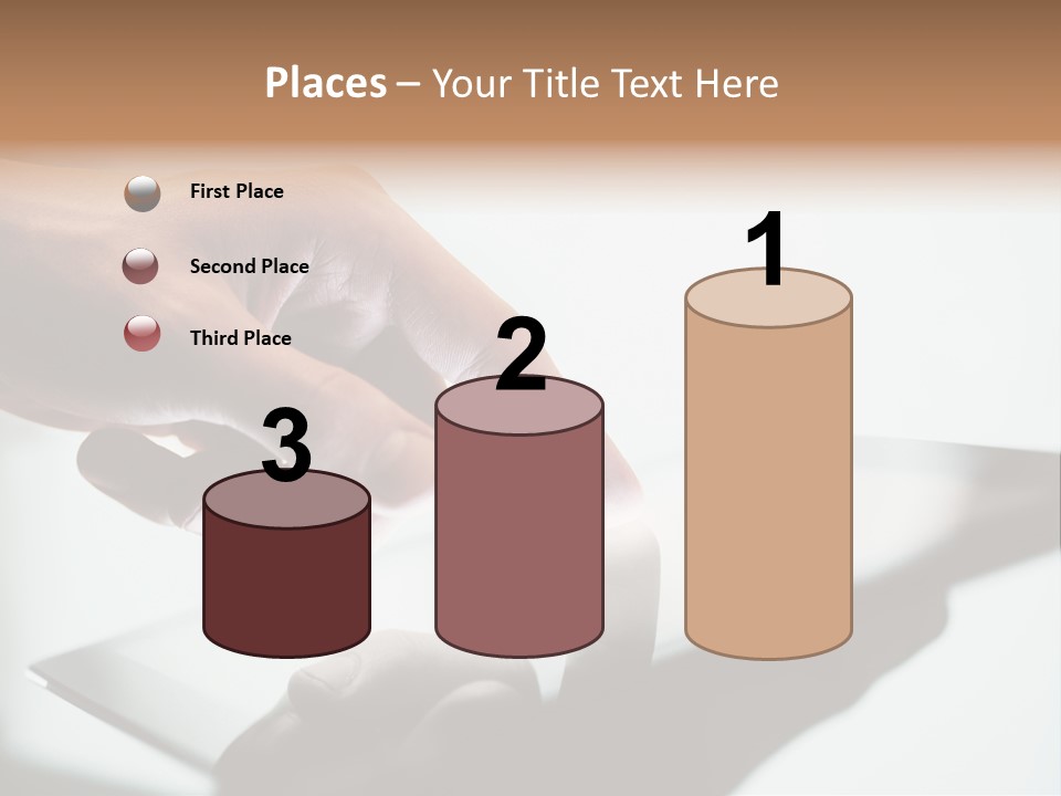 Human Medium Finger PowerPoint Template