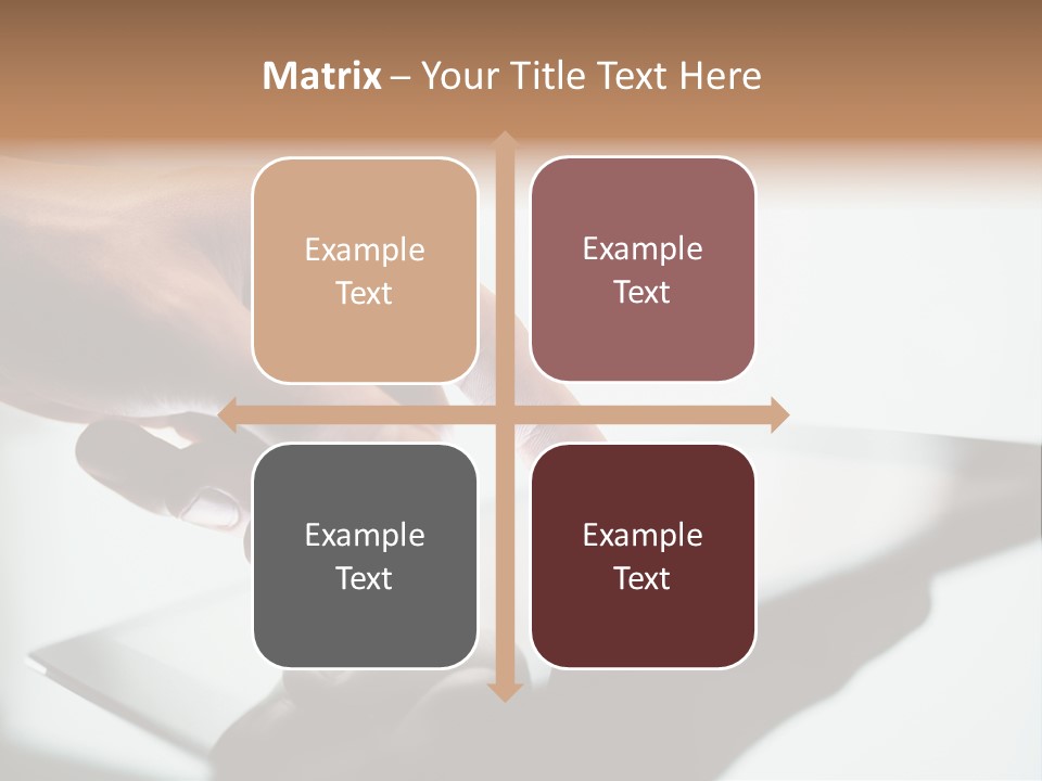 Human Medium Finger PowerPoint Template