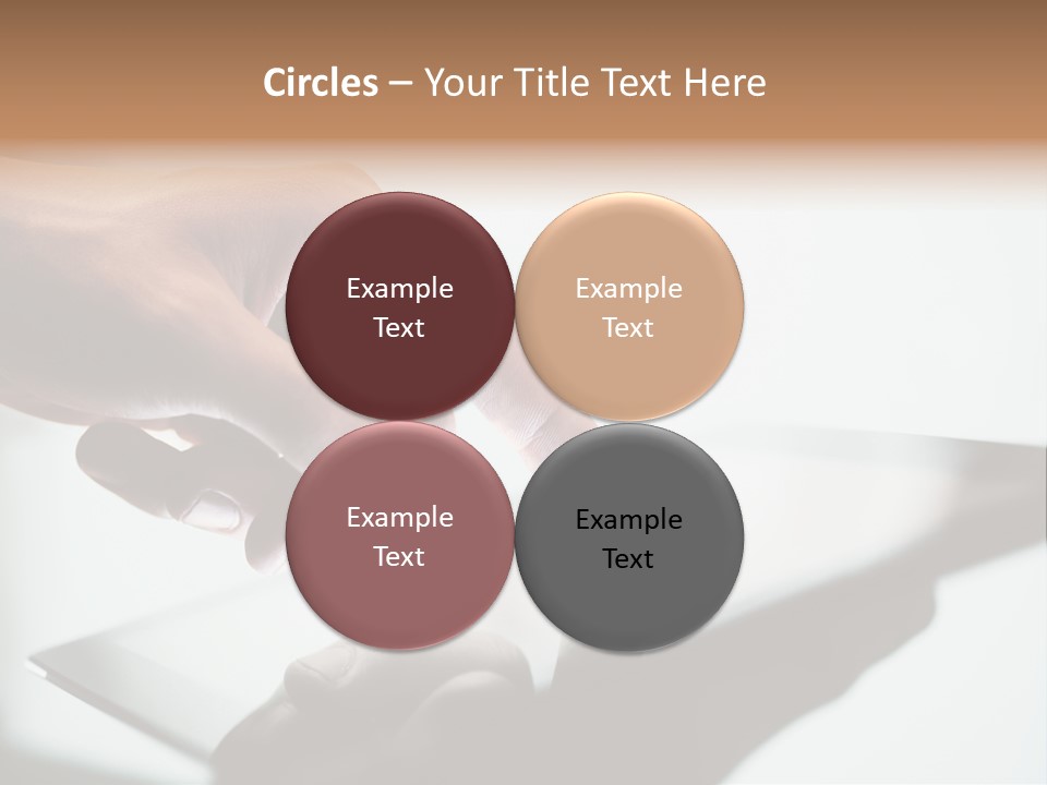 Human Medium Finger PowerPoint Template