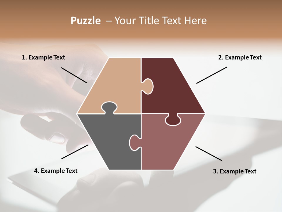 Human Medium Finger PowerPoint Template