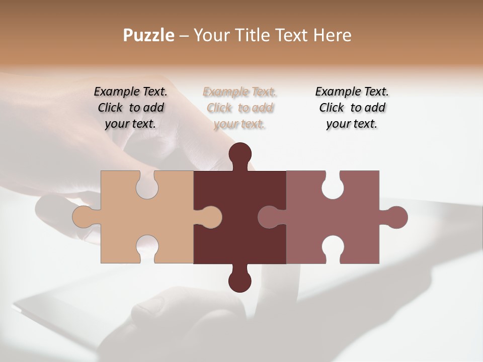 Human Medium Finger PowerPoint Template