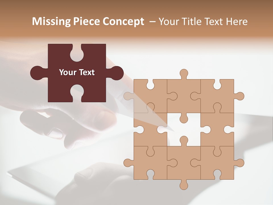 Human Medium Finger PowerPoint Template