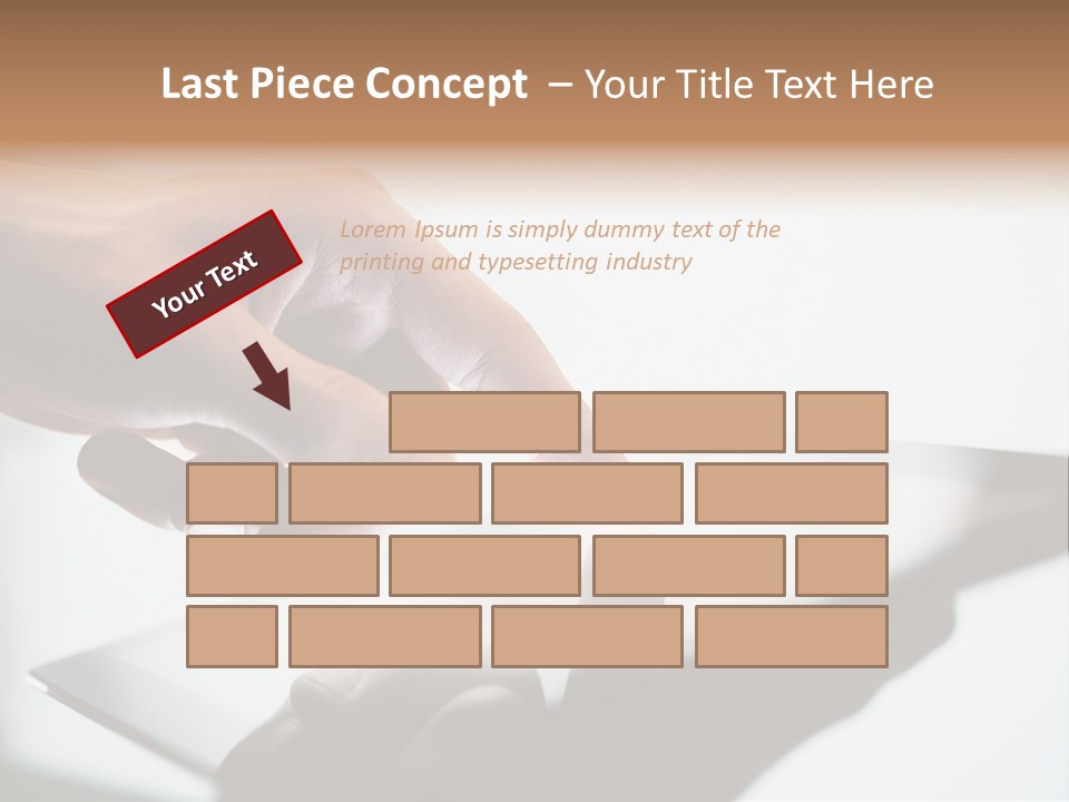 Human Medium Finger PowerPoint Template