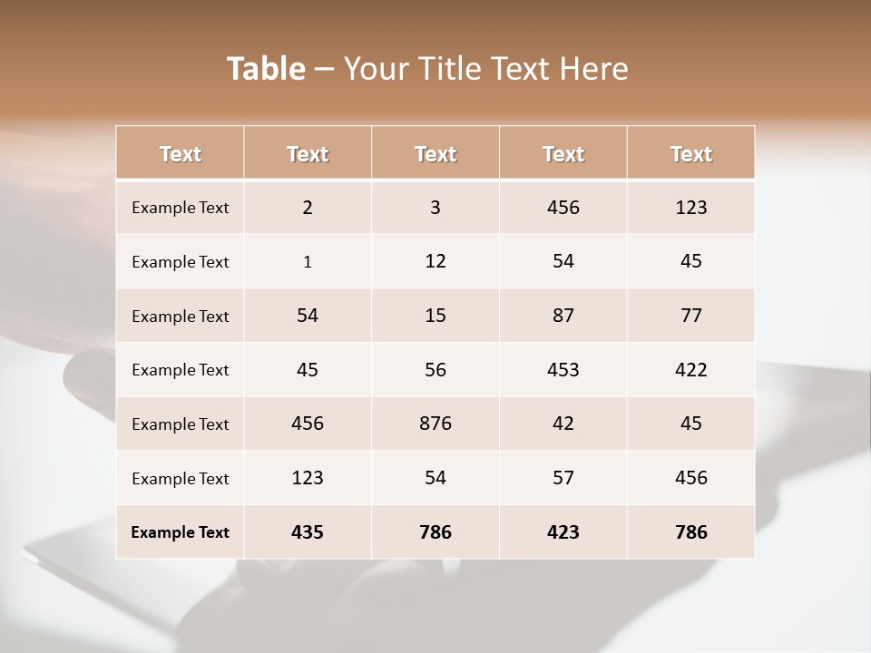 Human Medium Finger PowerPoint Template