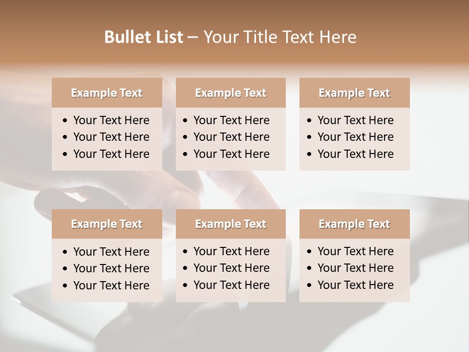 Human Medium Finger PowerPoint Template