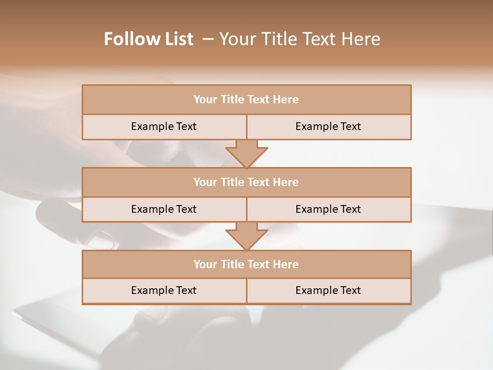 Human Medium Finger PowerPoint Template