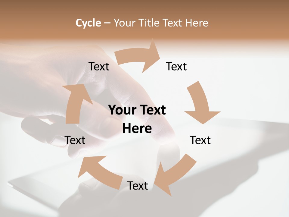 Human Medium Finger PowerPoint Template