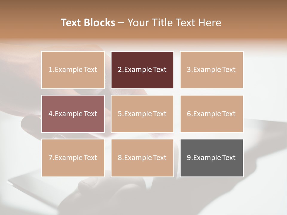 Human Medium Finger PowerPoint Template