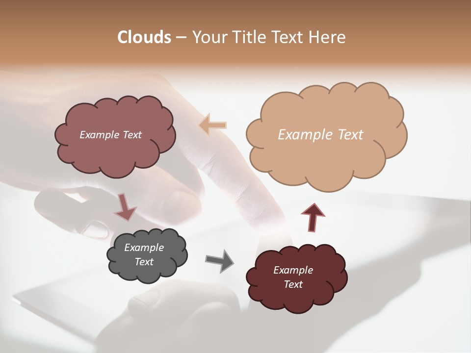 Human Medium Finger PowerPoint Template