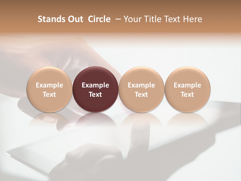 Human Medium Finger PowerPoint Template