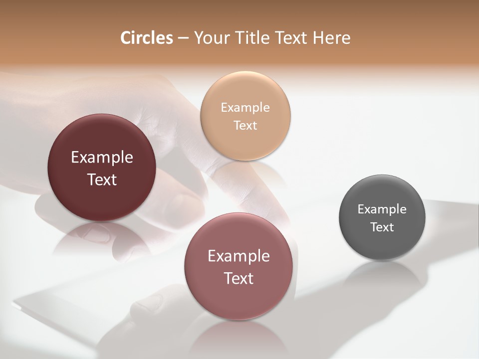 Human Medium Finger PowerPoint Template