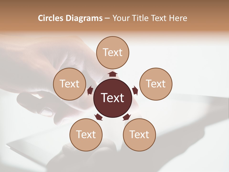 Human Medium Finger PowerPoint Template