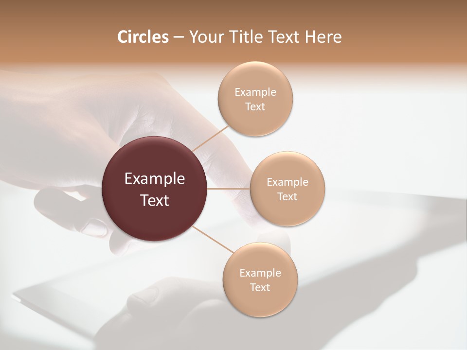 Human Medium Finger PowerPoint Template