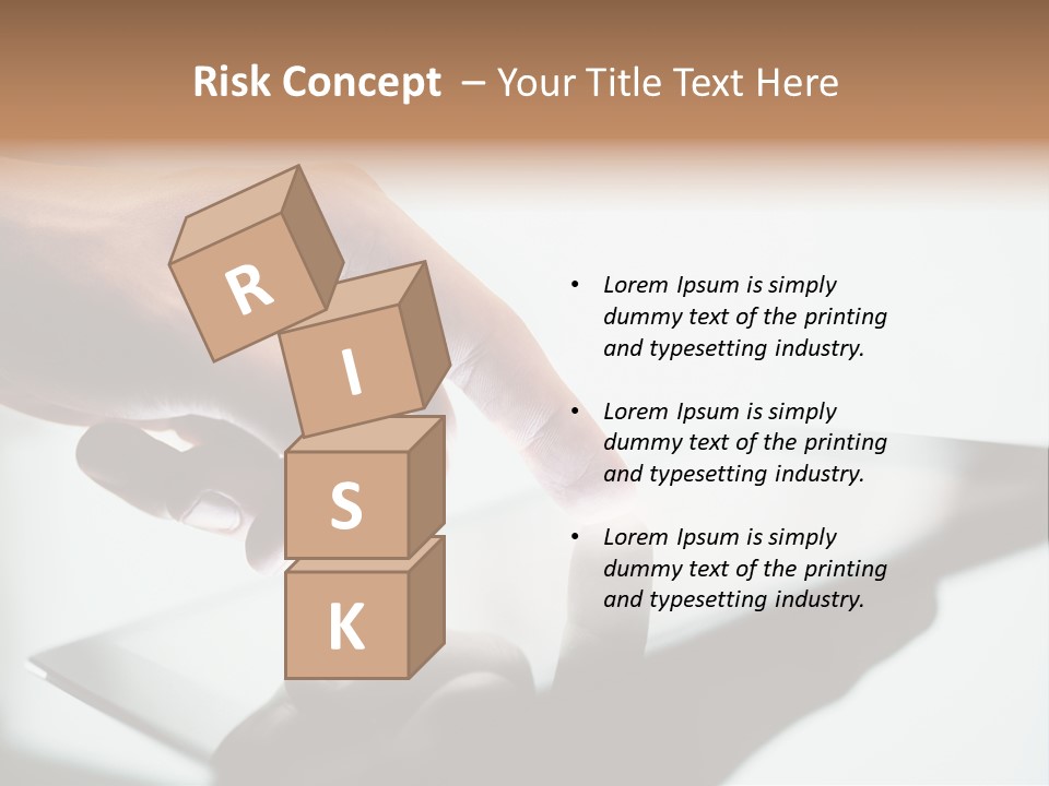 Human Medium Finger PowerPoint Template
