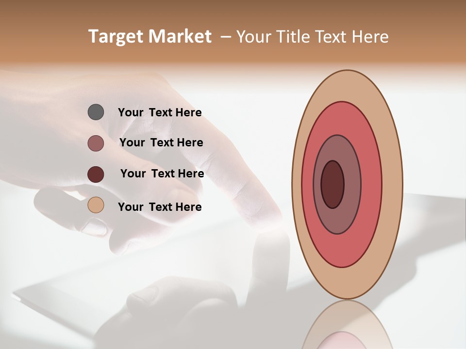 Human Medium Finger PowerPoint Template