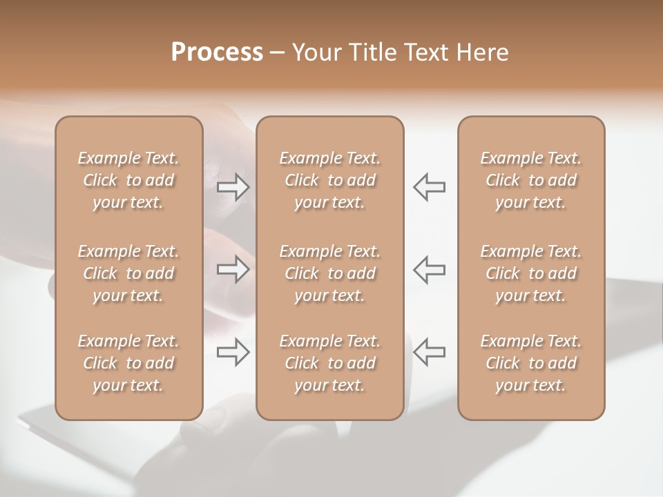 Human Medium Finger PowerPoint Template
