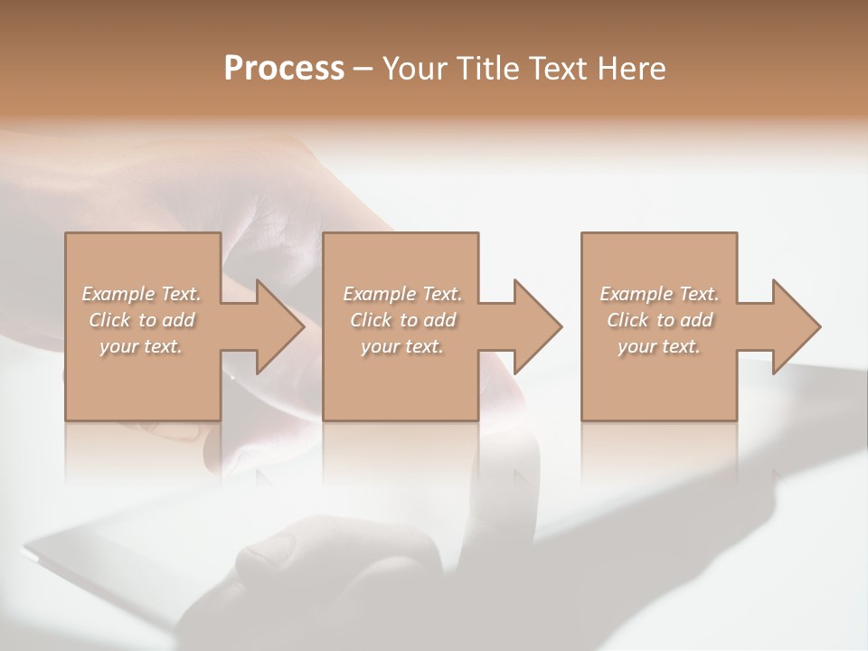 Human Medium Finger PowerPoint Template