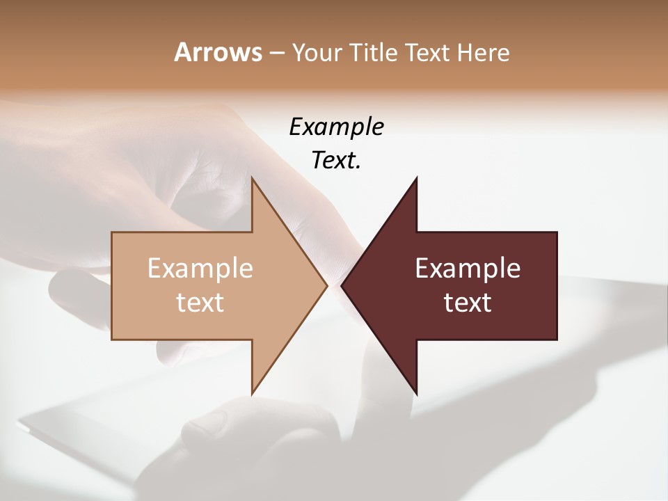 Human Medium Finger PowerPoint Template