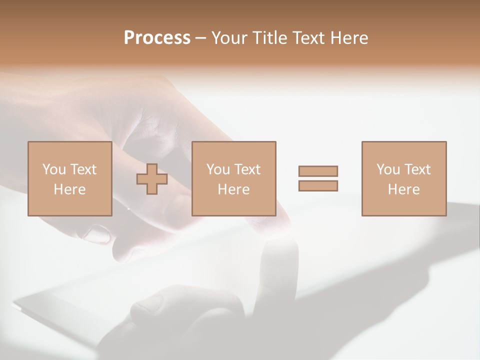 Human Medium Finger PowerPoint Template