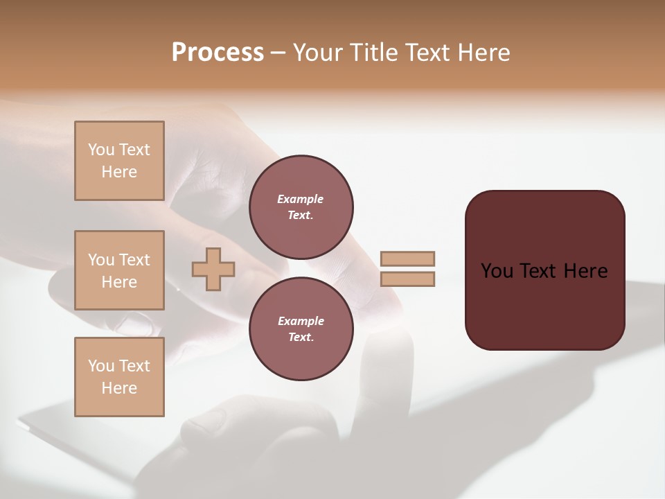 Human Medium Finger PowerPoint Template