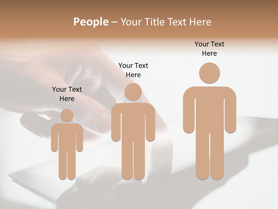 Human Medium Finger PowerPoint Template