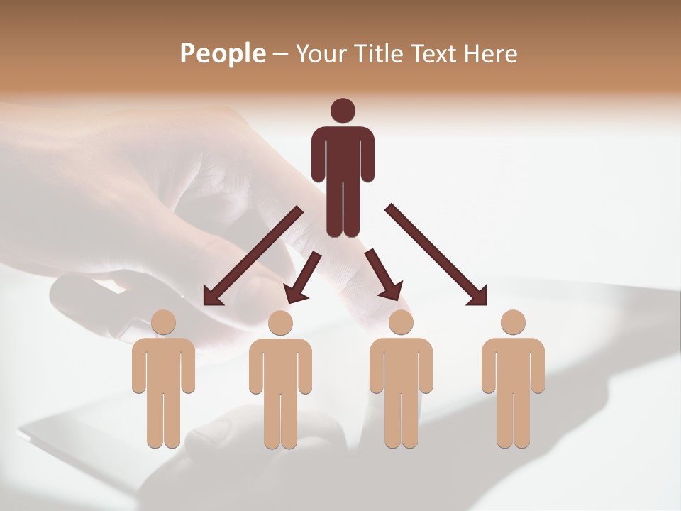 Human Medium Finger PowerPoint Template