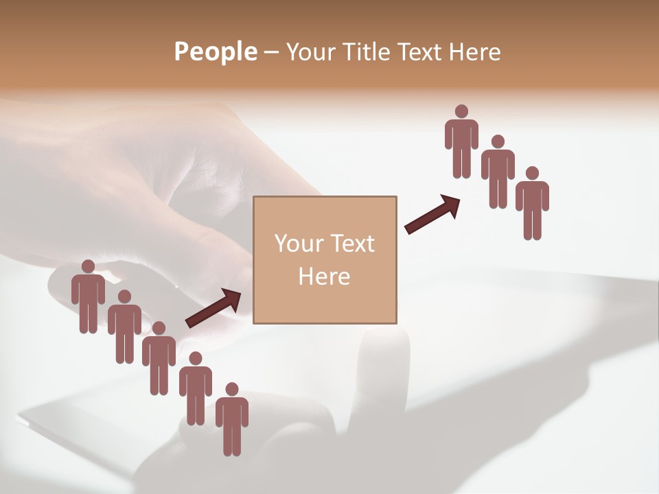 Human Medium Finger PowerPoint Template