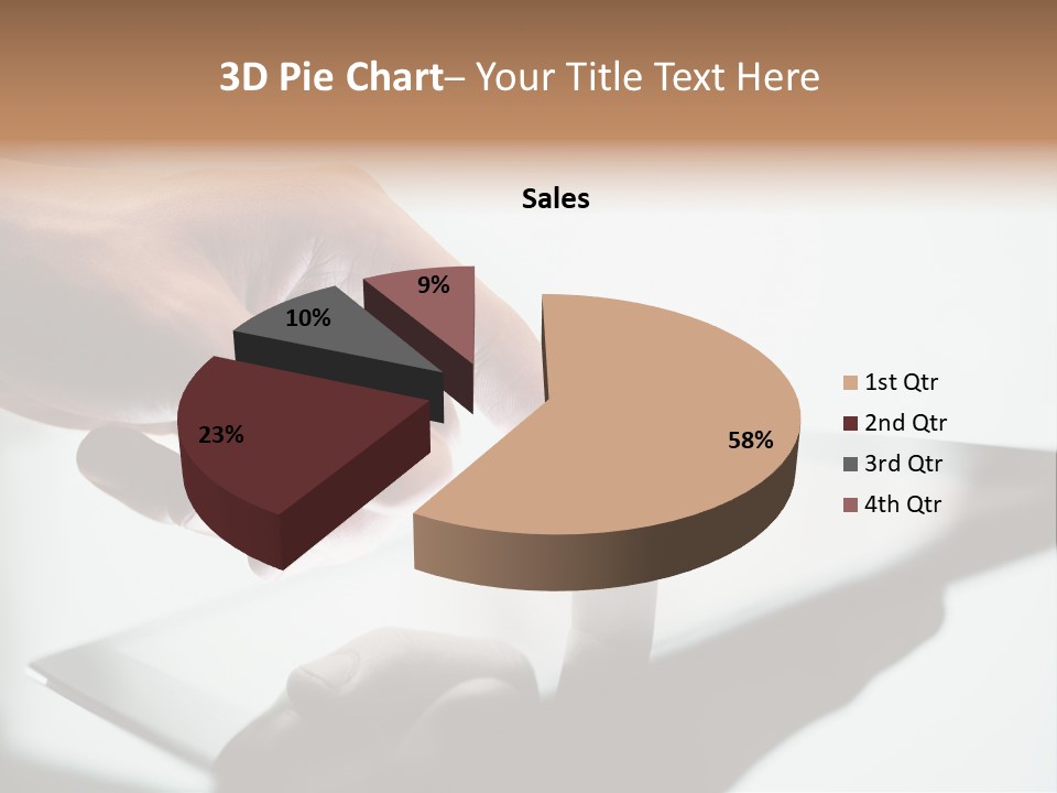 Human Medium Finger PowerPoint Template
