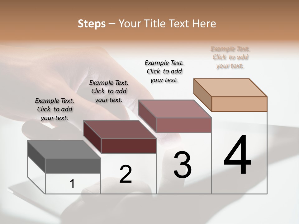 Human Medium Finger PowerPoint Template