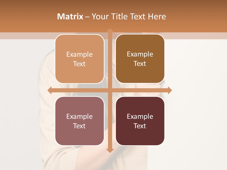 Happy Pretty Behind PowerPoint Template